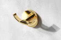 Лот: 24969019. Фото: 3. Двойной крючок для полотенец настенный... Домашний быт