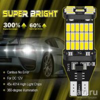 Лот: 16314446. Фото: 2. LED T15 W16W светодиодные Canbus... Автозапчасти