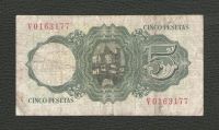 Лот: 16161464. Фото: 2. 5 песет 1951 года. Испания. Нечастая... Банкноты