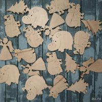 Лот: 12803880. Фото: 4. Елочные игрушки из дерева. Красноярск