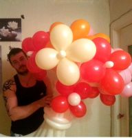 Лот: 2818710. Фото: 4. Букет из бол. цветов из воздушных...