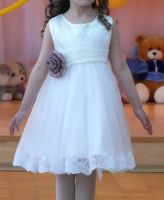 Лот: 3200719. Фото: 5. Молочное праздничное платье р... Красноярск