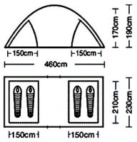 Лот: 4222663. Фото: 2. Палатка кемпинговая Campack Tent... Туризм