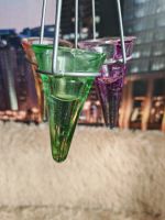 Лот: 25736790. Фото: 3. ПОДСвечники подвесные стекло металл... Домашний быт