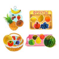 Лот: 8498735. Фото: 2. Игра-конструктор на липучках Фруктовая... Игрушки