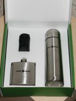 Лот: 6401845. Фото: 2. Набор из нержавейки (термос, фляжка... Туризм