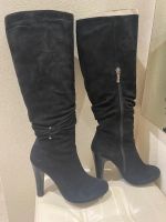 Лот: 19543877. Фото: 3. Сапоги замша демисезон. Одежда, обувь, галантерея