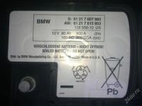 Лот: 1771373. Фото: 2. АКБ BMW. Авто, мото, водный транспорт