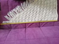 Лот: 18405776. Фото: 5. Кружевная шаль молочного цвета...