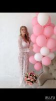 Лот: 8293926. Фото: 2. Кружевное платье халат. Женская одежда