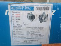 Лот: 14959431. Фото: 2. Генератор Motorherz aln0211 WA. Автозапчасти