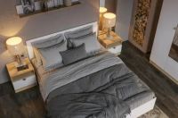 Лот: 24343426. Фото: 3. Кровать ЮККИ 160 с настилом Цвет... Мебель