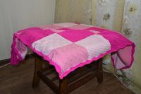 Лот: 6994537. Фото: 3. Плед детский вязаный ручной работы. Красноярск