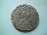 Лот: 8630366. Фото: 2. монета рубль 1723 г. ПЕТР. Монеты