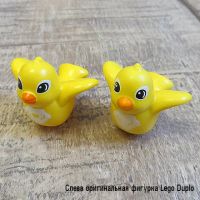 Лот: 12606615. Фото: 2. Жёлтая птичка - фигурка, совместимая... Игрушки