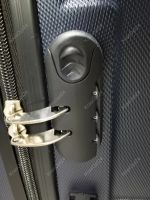 Лот: 16355158. Фото: 10. Чемодан Большой ABS plastic "Тёмно-синий...