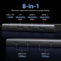 Лот: 25209900. Фото: 2. Хаб-USB UGREEN CM639 (35625) 8-в-1... Носители информации