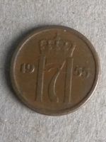 Лот: 13662461. Фото: 2. Норвегия 1 оре 1955. Монеты