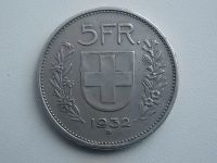Лот: 8931758. Фото: 2. Швейцария 5 франков 1932 г.KM... Монеты