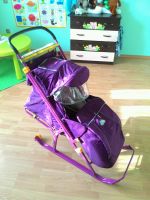 Лот: 6357231. Фото: 4. Санки-коляска Ника детям 4. Красноярск