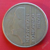 Лот: 1588939. Фото: 2. (№717) 5 гульденов 1989 (Нидерланды... Монеты