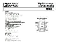 Лот: 8514878. Фото: 2. Микросхема AD8023 (видеоусилитель... Радиодетали  (электронные компоненты)
