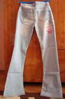 Лот: 3325614. Фото: 3. Светлые джинсы на девочку в хорошем... Дети растут