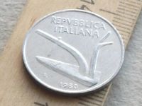 Лот: 16232949. Фото: 5. Монета 10 лир Италия 1980 плуг...