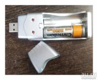 Лот: 18555617. Фото: 3. USB зарядное устройство Ni-MH... Компьютеры, оргтехника, канцтовары