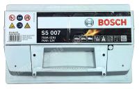 Лот: 11048826. Фото: 3. Аккумулятор Bosch S5 007 Silver... Красноярск