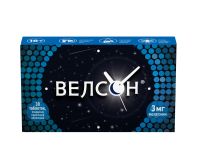 Лот: 22861231. Фото: 2. Велсон таб.п о 3мг №30. Красота и здоровье
