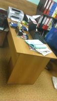 Лот: 8250158. Фото: 2. Стол офисный цвет миланский орех... Офисная мебель и домашние кабинеты