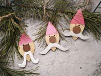 Лот: 24692955. Фото: 3. Усатики - новогодние ёлочные украшения... Ручная работа