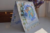 Лот: 1627814. Фото: 2. Открытка ручной работы с раскрашенным... Товары для праздника