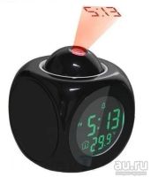 Лот: 13679515. Фото: 3. LCD часы будильник с термометром... Домашний быт