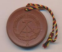 Лот: 14392402. Фото: 2. Германия ГДР 1966 Медаль 125 лет... Значки, медали, жетоны