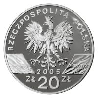 Лот: 9937391. Фото: 6. Польша, 20 злотых 2005 года. Филин...
