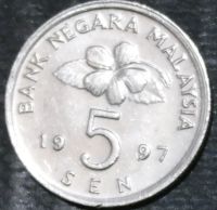 Лот: 14943278. Фото: 2. Экзотика с рубля (20652) Малайзия. Монеты
