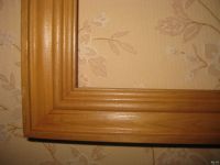 Лот: 13777626. Фото: 2. НОвая большая рамка - натур. дерево... Картины, панно