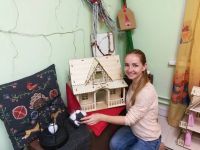 Лот: 10924053. Фото: 3. Домик из березовый фанеры. Дети растут