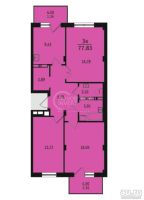 Лот: 18482798. Фото: 2. 3 к.кв. в ЖК «Живём» пос. Солонцы... Продажа