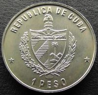 Лот: 11566591. Фото: 2. Куба монета 1 песо 1981 год. Международный... Монеты