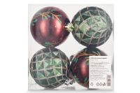 Лот: 24428269. Фото: 5. Набор ёлочных шаров HOFF EG01-PE3-8004