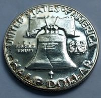 Лот: 19697012. Фото: 2. Монета США 50 центов 1960 год... Монеты