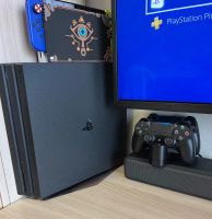 Лот: 25207020. Фото: 2. Игровая приставка ps4 pro 1tb... Игровые приставки, консоли, видеоигры