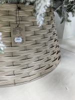 Лот: 25888483. Фото: 3. Корзина юбка для елки цвет лен. Сувениры, подарки