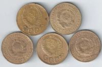 Лот: 25079580. Фото: 2. 3 копейки 1926 , 1929 , 1935... Монеты