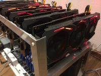 Лот: 11267062. Фото: 6. Ферма 6*Asus strix rx580 8Gd...