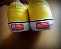 Лот: 3952458. Фото: 3. Кроссовки кеды Vans желтые размер... Одежда, обувь, галантерея