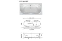 Лот: 25258033. Фото: 6. Ванна пристенная 1Marka Dinamika